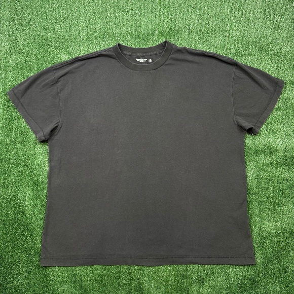 Abercrombie Fitch T Shirt Men's Size 2XL Black Short Sleeve Crew Neck Relaxed - Picture 1 of 6
